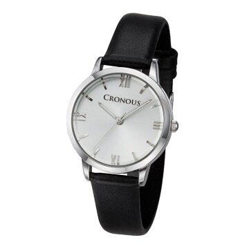 크로노스 CRD33005A-WTBK L 여자시계 가죽시계