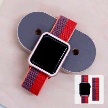 발렌티노루디 VRA238-RP 애플워치스트랩 나일론 스포츠 루프밴드 7 6 5 4 3 2 1 SE 세대 38 40 41 42 44 45mm