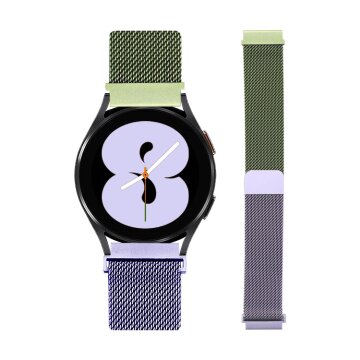 발렌티노루디 VRG114-PG 갤럭시워치 4 3 클래식 액티브 스포츠 기어 투톤 밀레니즈 루프 메쉬밴드 스트랩 20mm