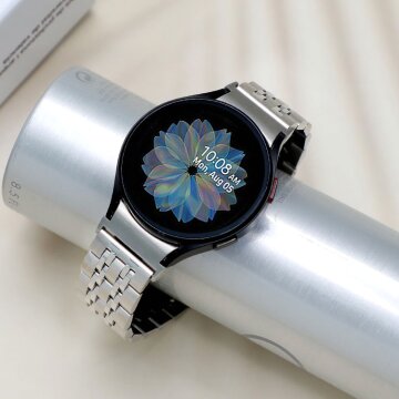 발렌티노루디 VRG111-WT 갤럭시워치 4 전용 메탈밴드 스트랩 20mm