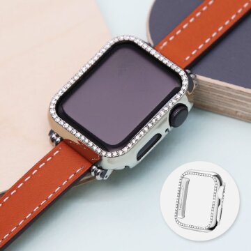 발렌티노루디 VAC101-SV 애플워치 큐빅 케이스 6 5 4 3 2 1 SE 세대 40 42 44mm