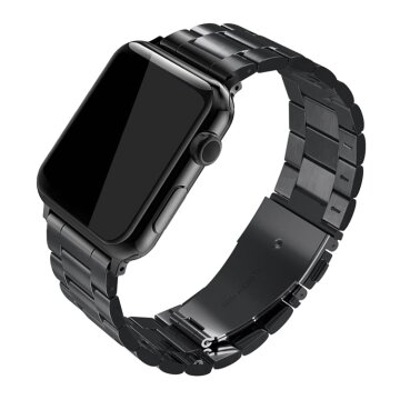 크로노스 CRA203-BK 애플워치 스트랩 메탈밴드 6 5 4 3 2 1 SE 세대 38 40 42 44mm