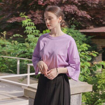 피그 로고 크롭 티셔츠