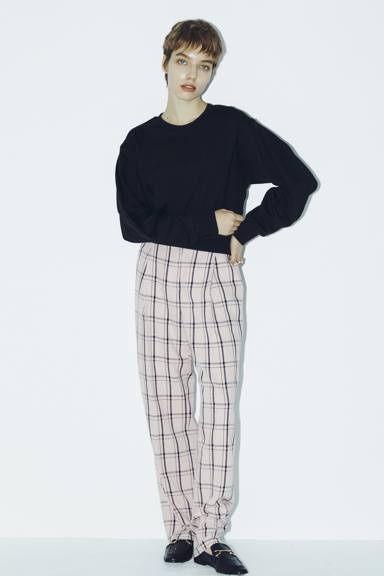 Dolman Sleeve Crop MTM - Black