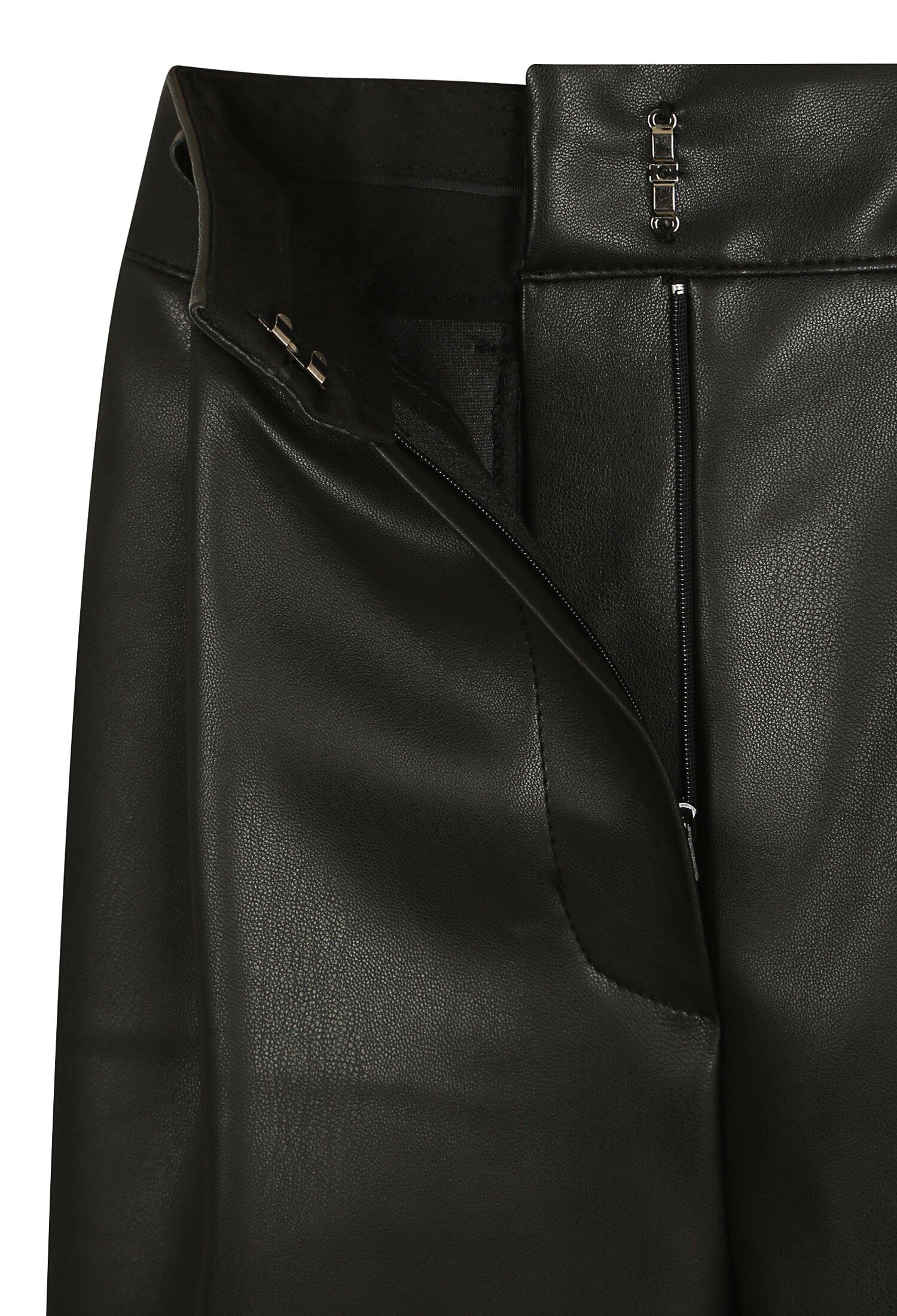 에코 레더 버뮤다 팬츠 (BLACK)