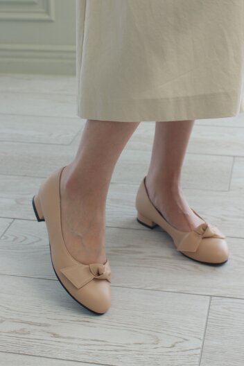 테일 리본 플랫