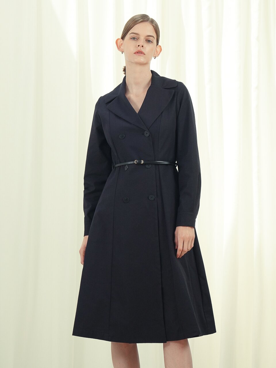 Trench Dress _B.Black