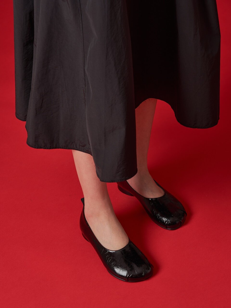 pretty wrikle round flat black