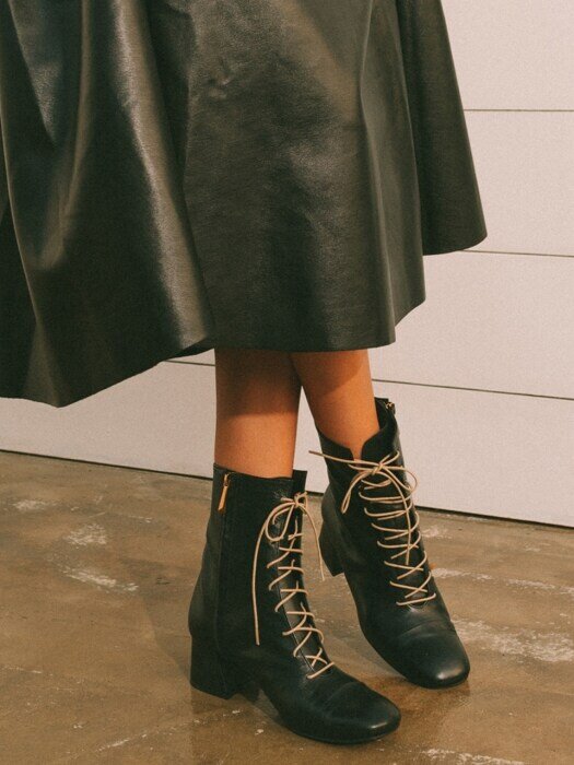 Lace-Up Boots_4color