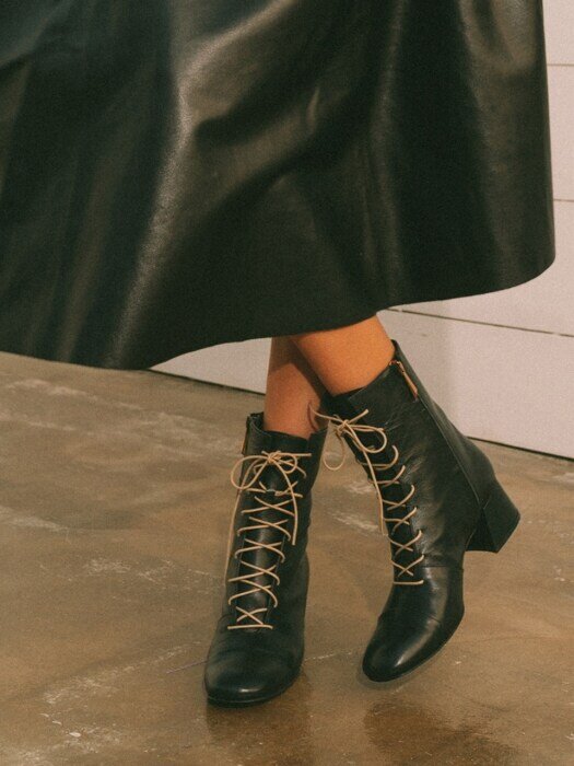 Lace-Up Boots_4color
