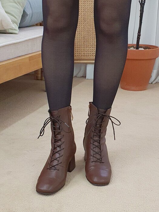Lace-Up Boots_4color
