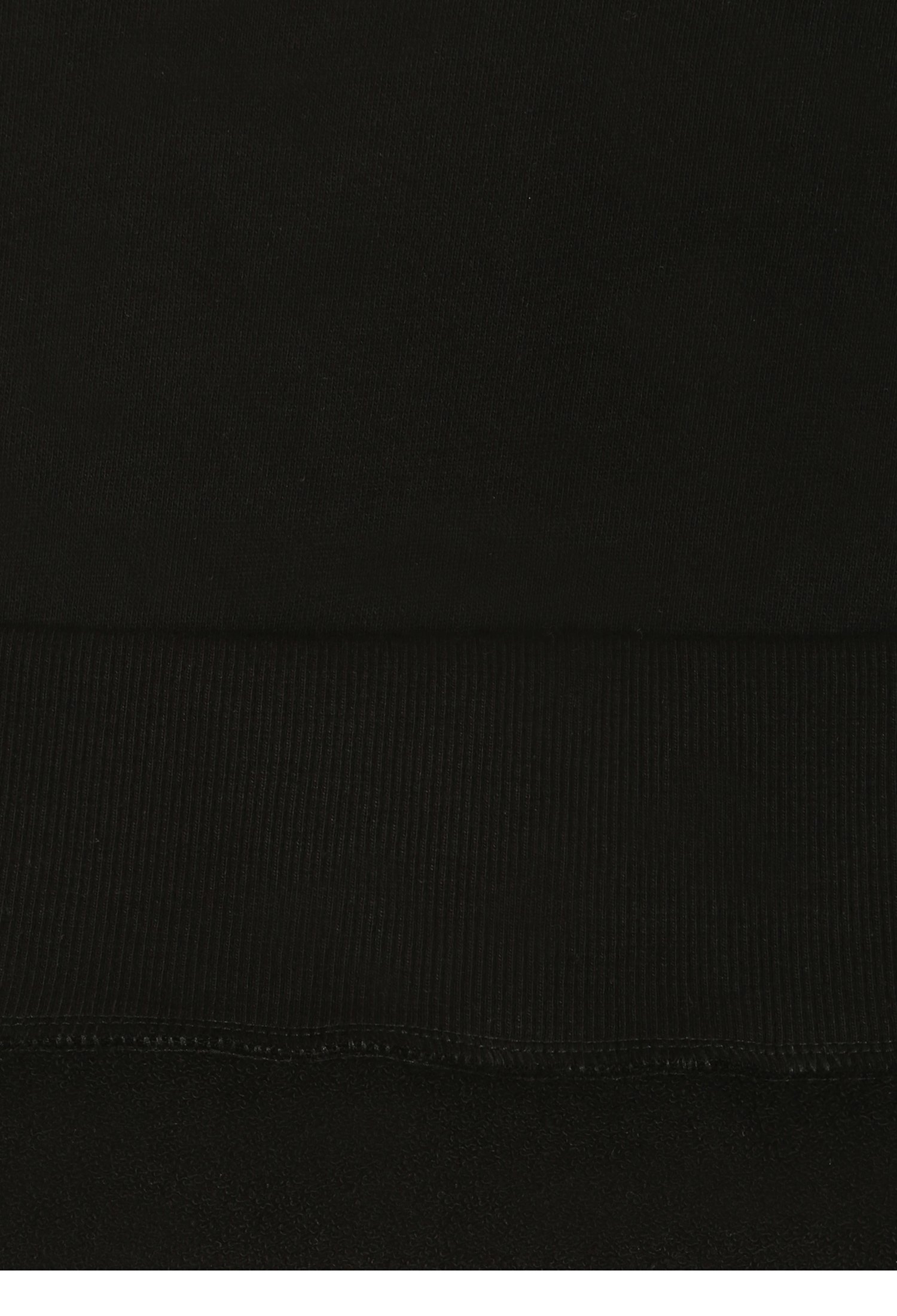 프린트 크롭 맨투맨 티셔츠 (BLACK)
