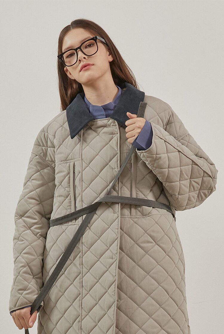 Vans Quilting Coat_BEIGE 