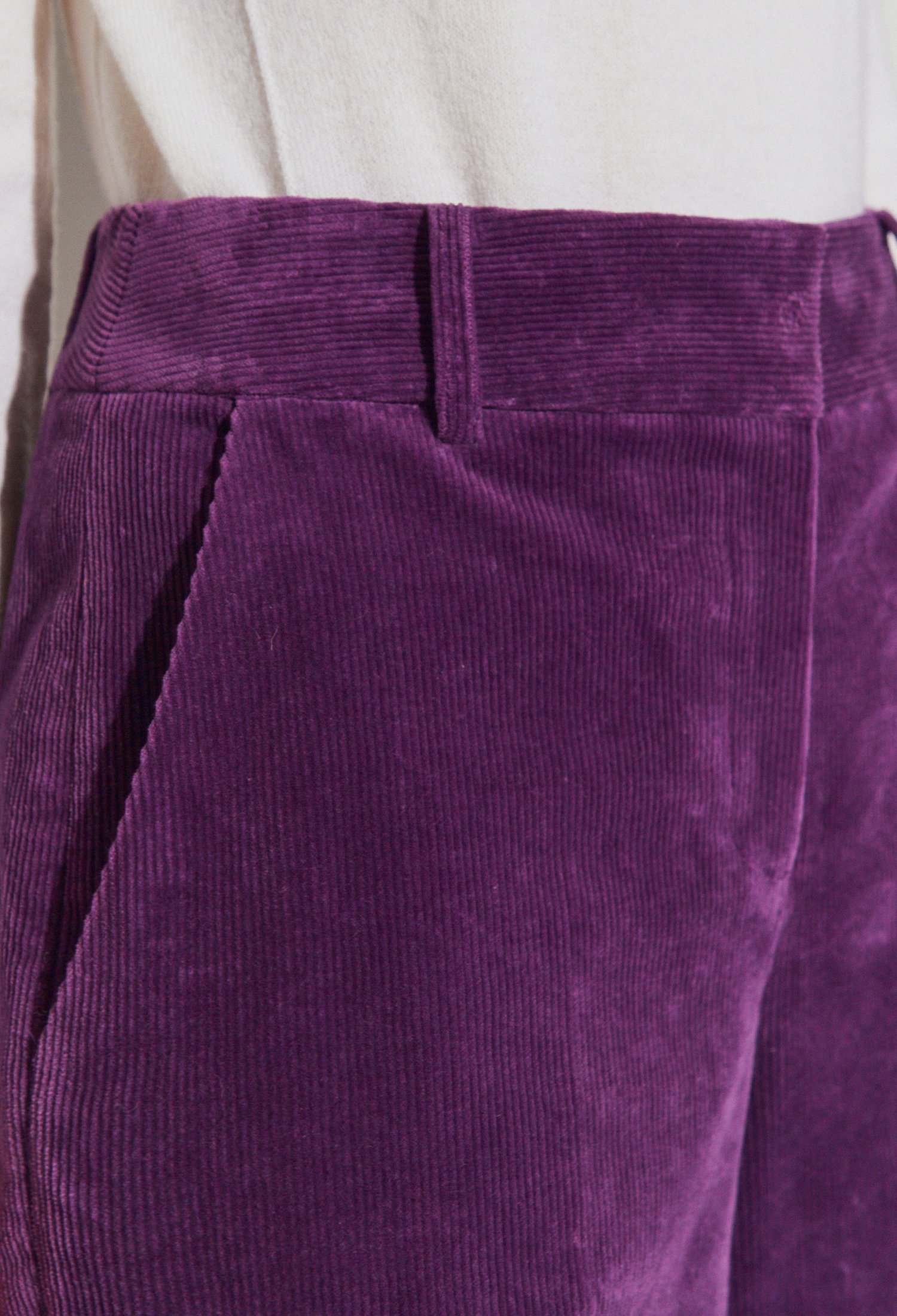 코듀로이 와이드 팬츠 (VIOLET)