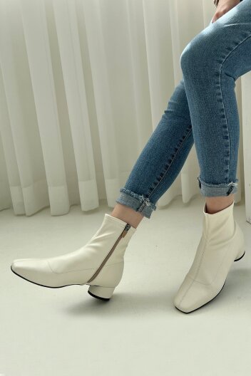 스퀘어 숏 스판 삭스부츠