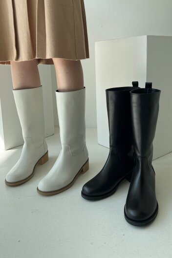 미디 윈터 하프부츠