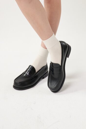 Amber Loafers Leather Black