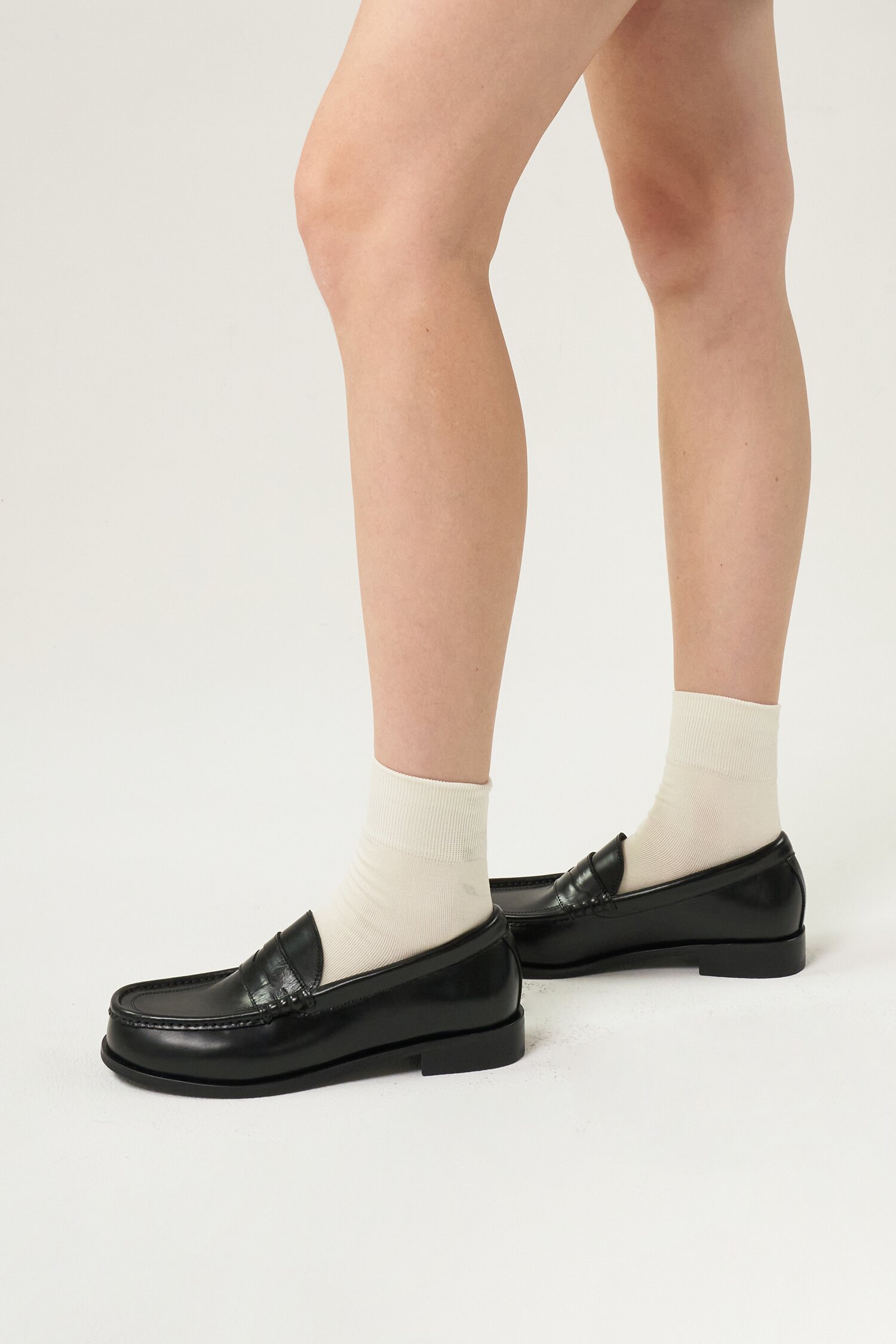 Amber Loafers Leather Black
