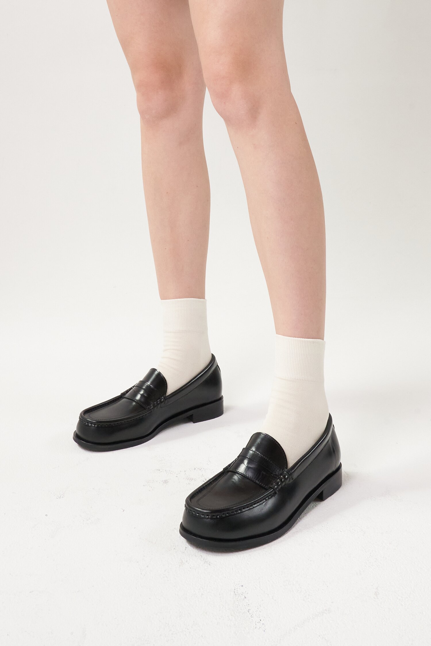 Amber Loafers Leather Black