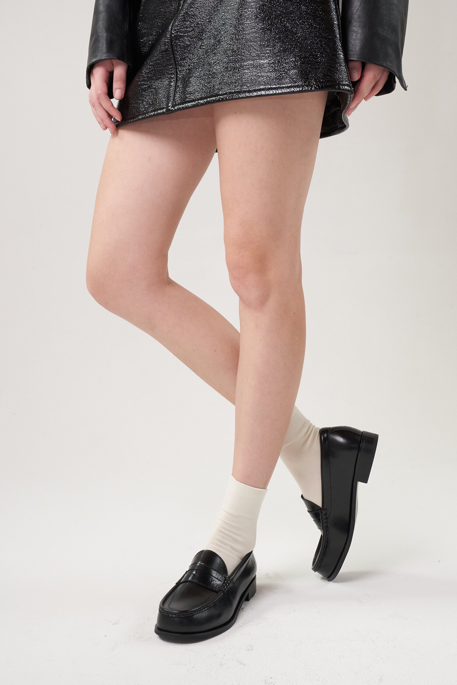Amber Loafers Leather Black