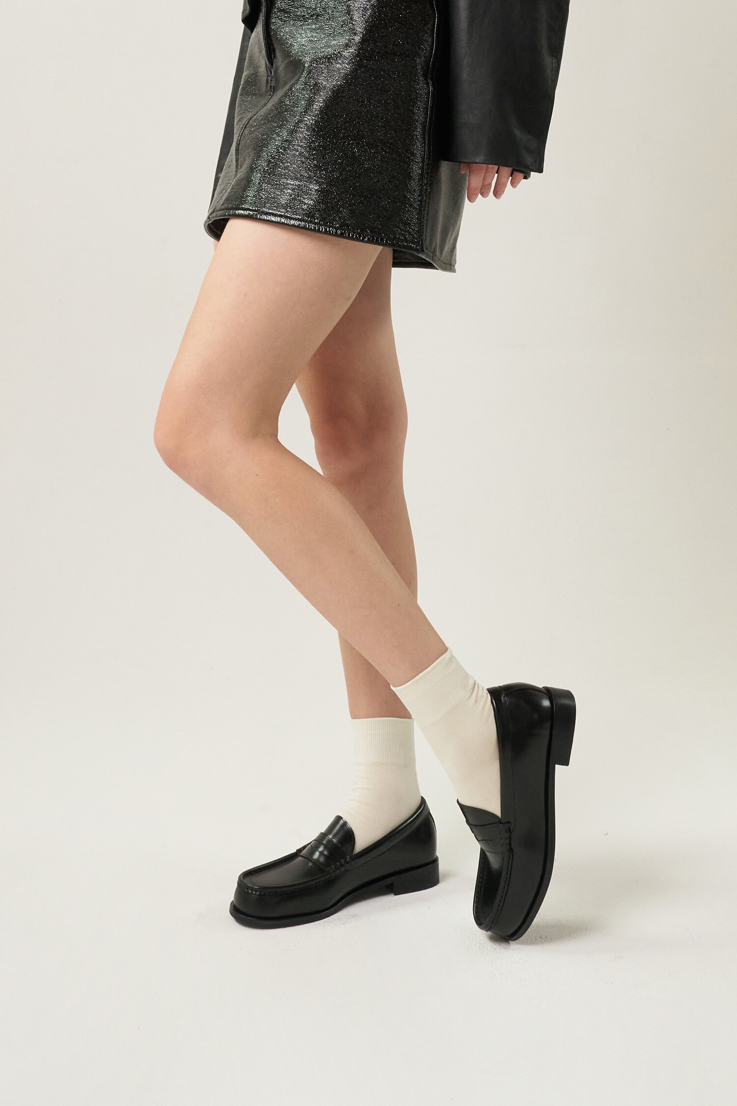 Amber Loafers Leather Black