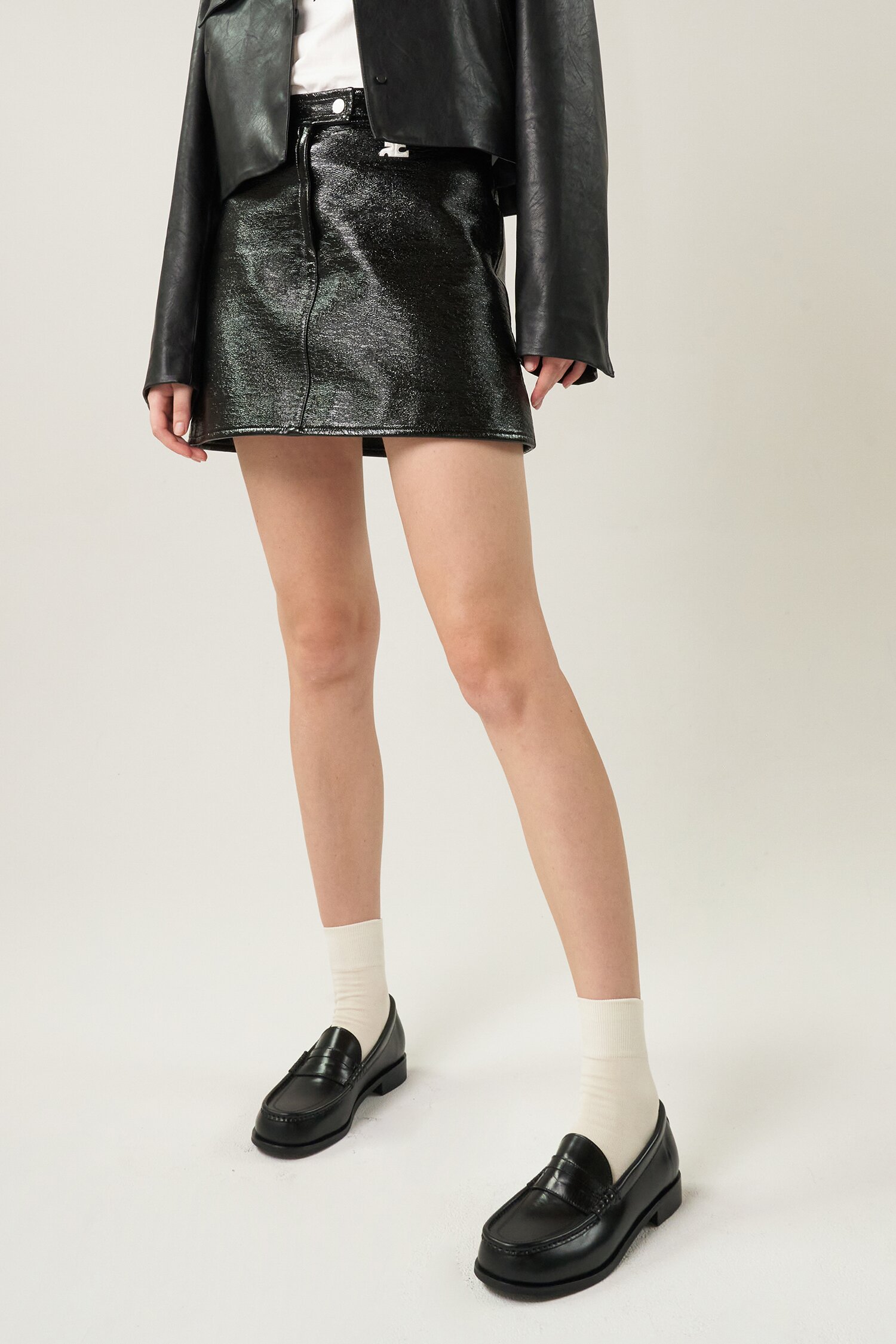 Amber Loafers Leather Black