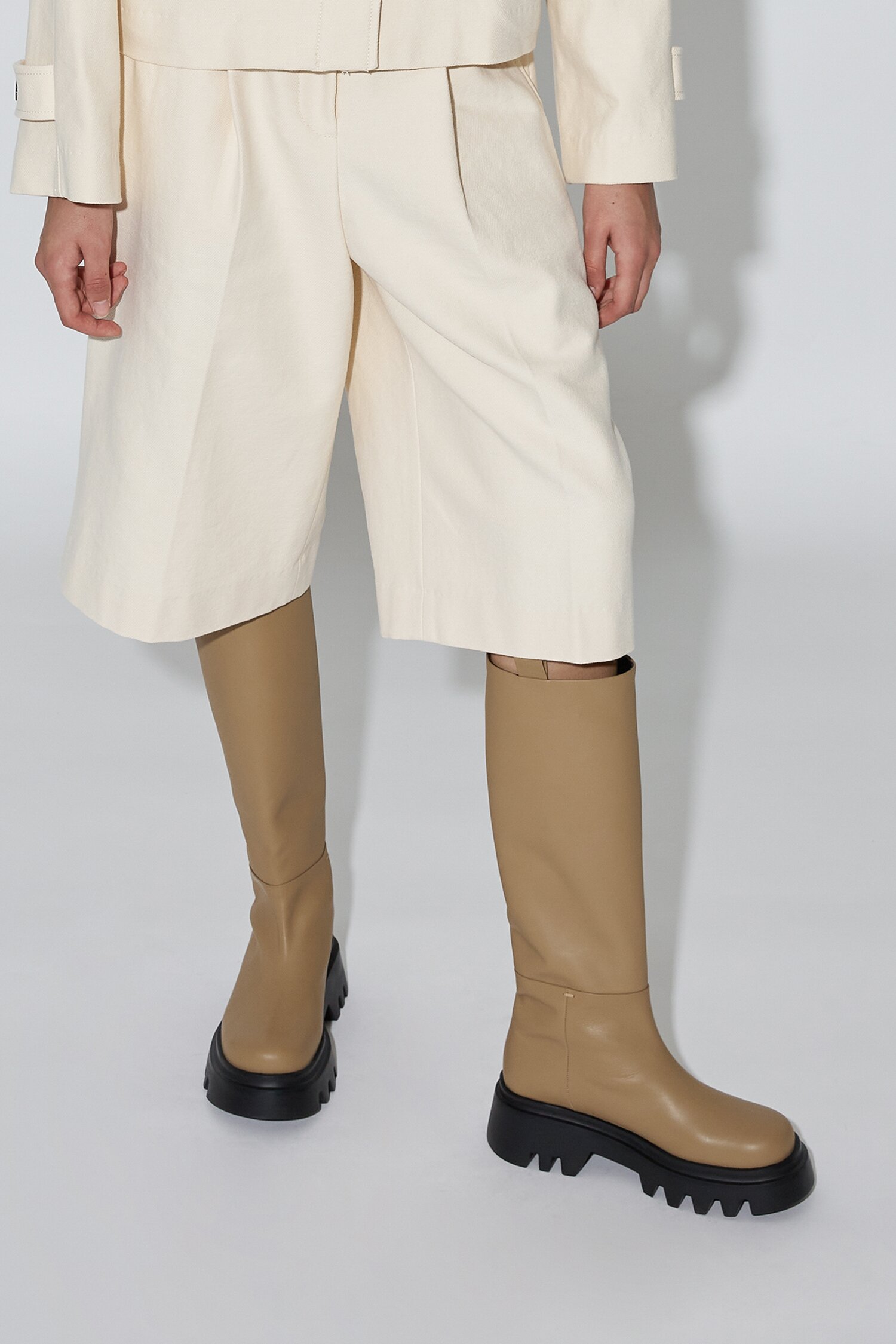 Karim Long Boots Beige