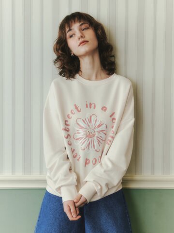 [7컬러] 플라워 도넛 맨투맨
