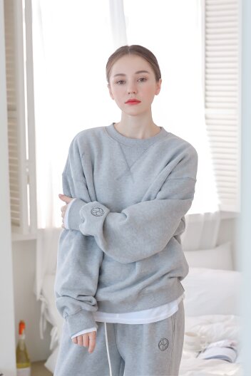 로고 기모 스웻셔츠