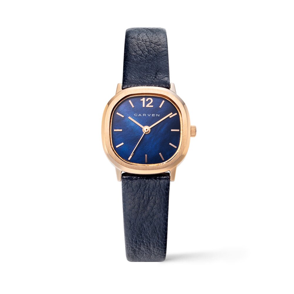 [CARVEN] 여성 가죽시계 CV620-RBU/NV