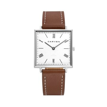 [CARVEN] 남성 가죽시계 CV643-WH/BR