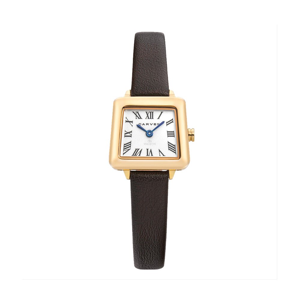 [CARVEN] 여성 가죽시계 CV635-GWH/D.BR