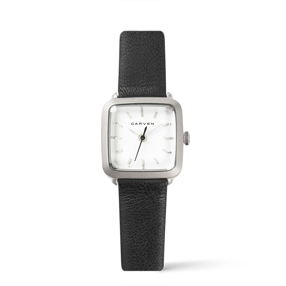 [CARVEN] 여성 가죽시계 CV612-WH/BK