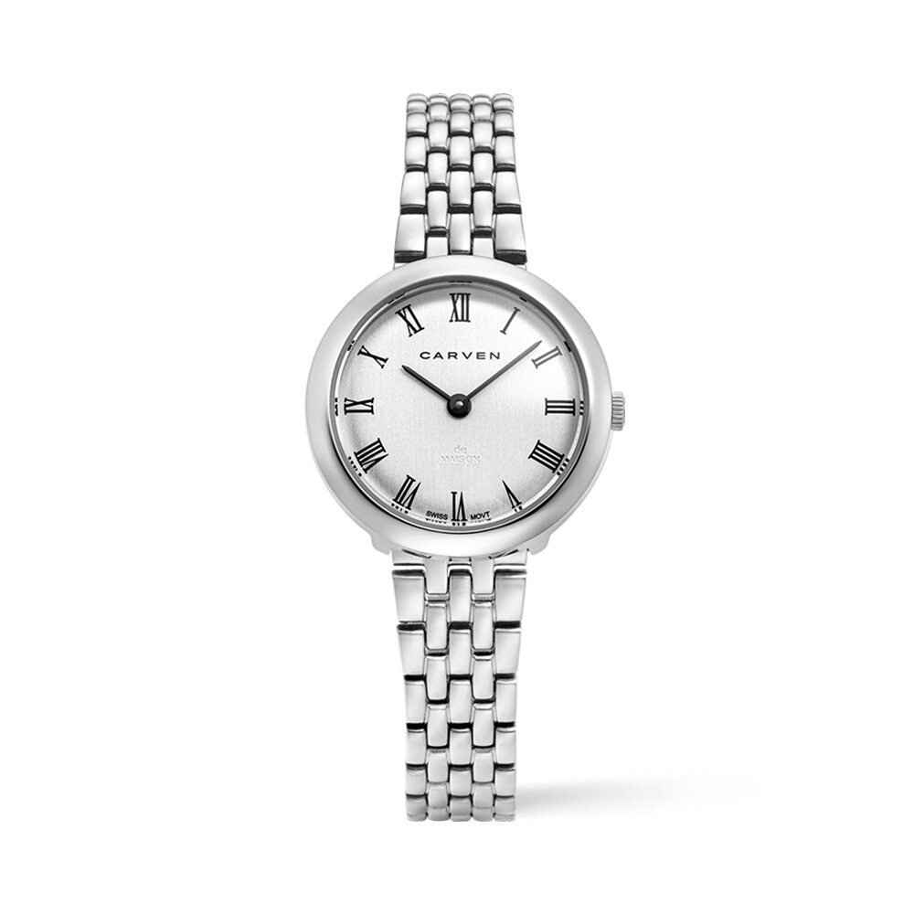 [CARVEN] 여성 메탈시계 CV641-WH/SV