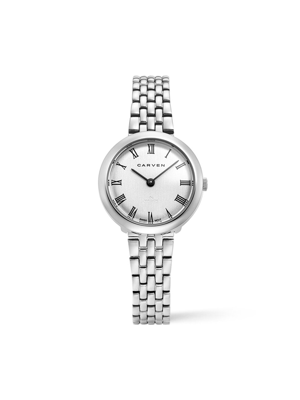 [CARVEN] 여성 메탈시계 CV641-WH/SV