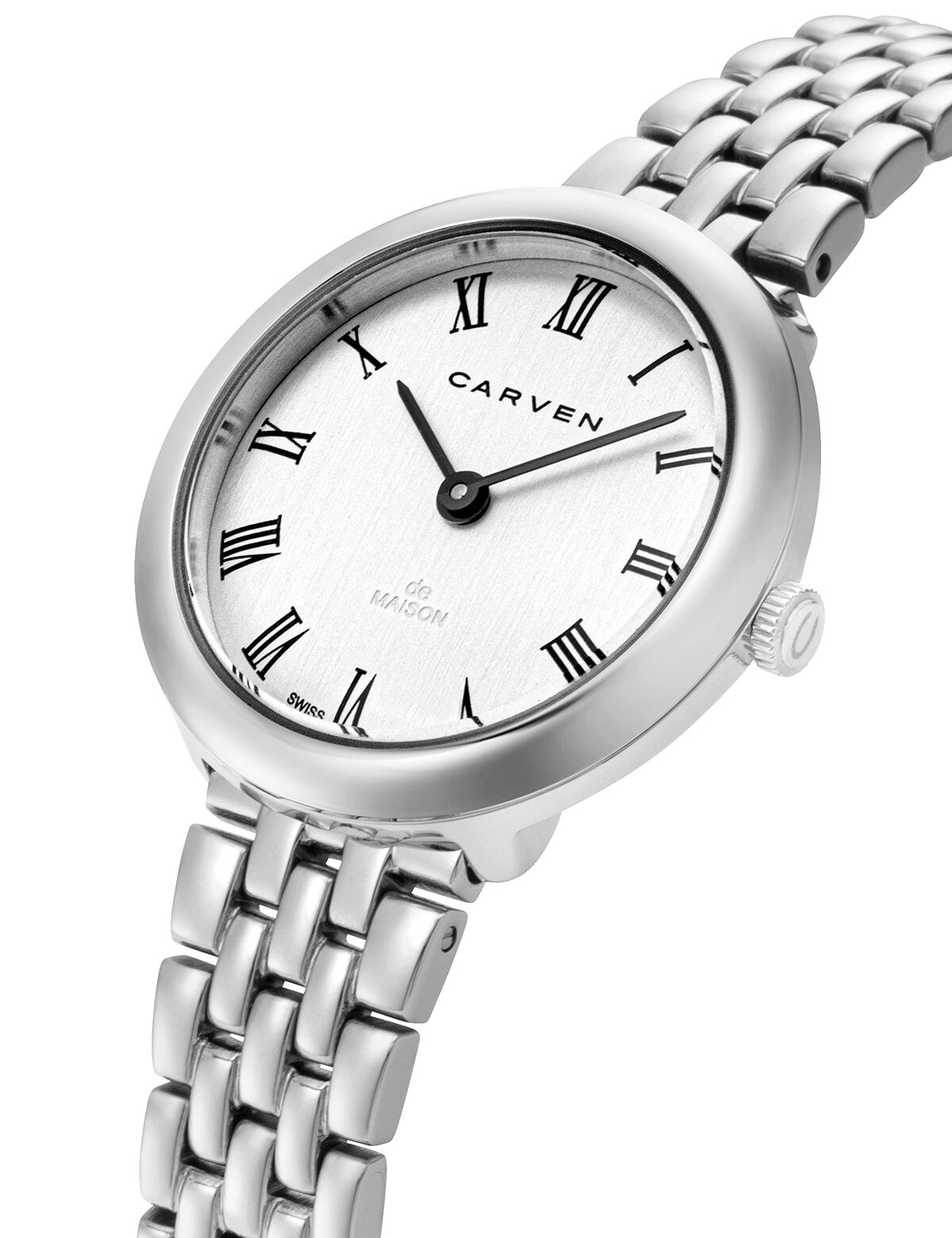 [CARVEN] 여성 메탈시계 CV641-WH/SV