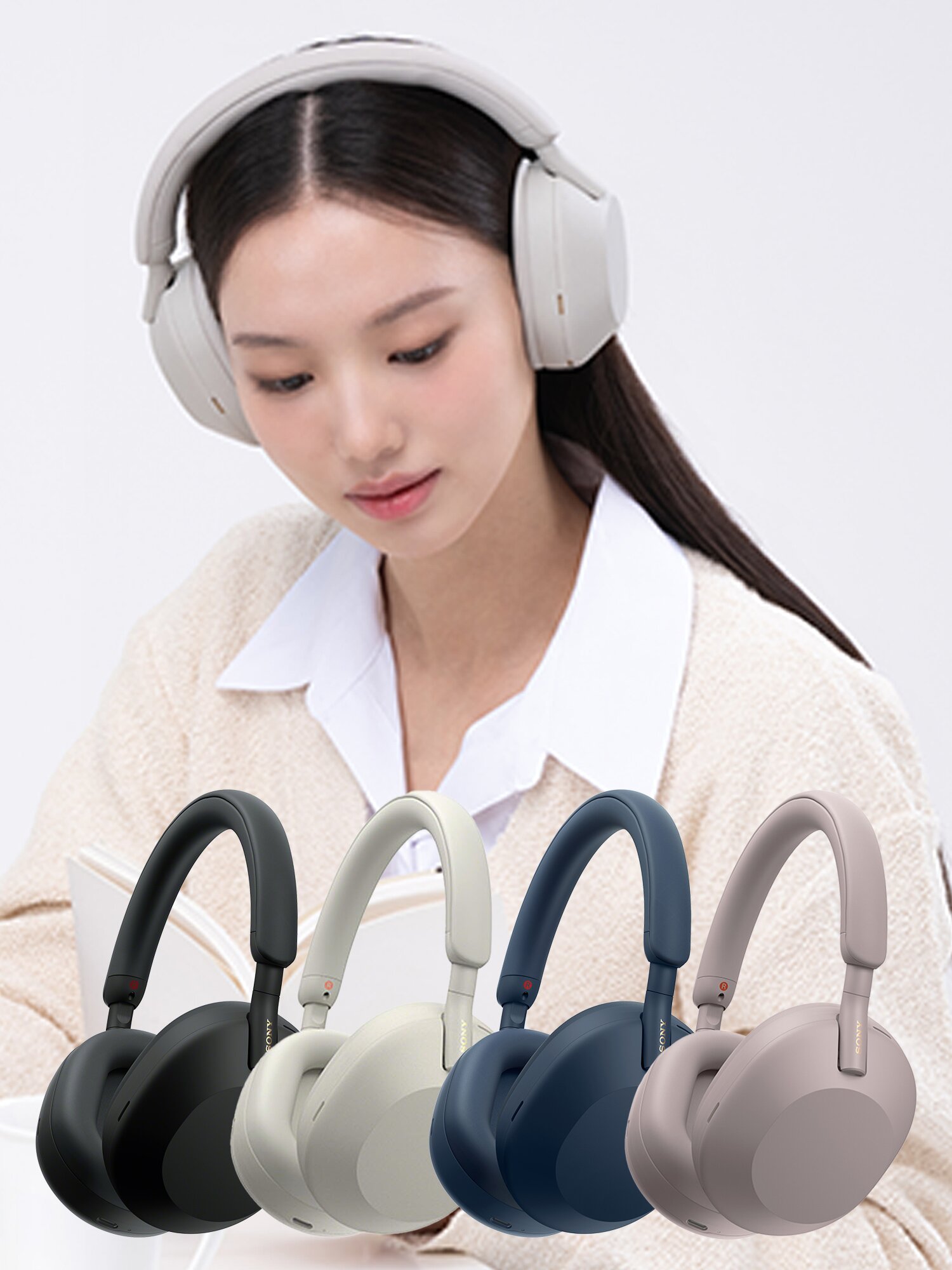 [소니 공식] 소니 WH-1000XM5 노이즈캔슬링 헤드폰