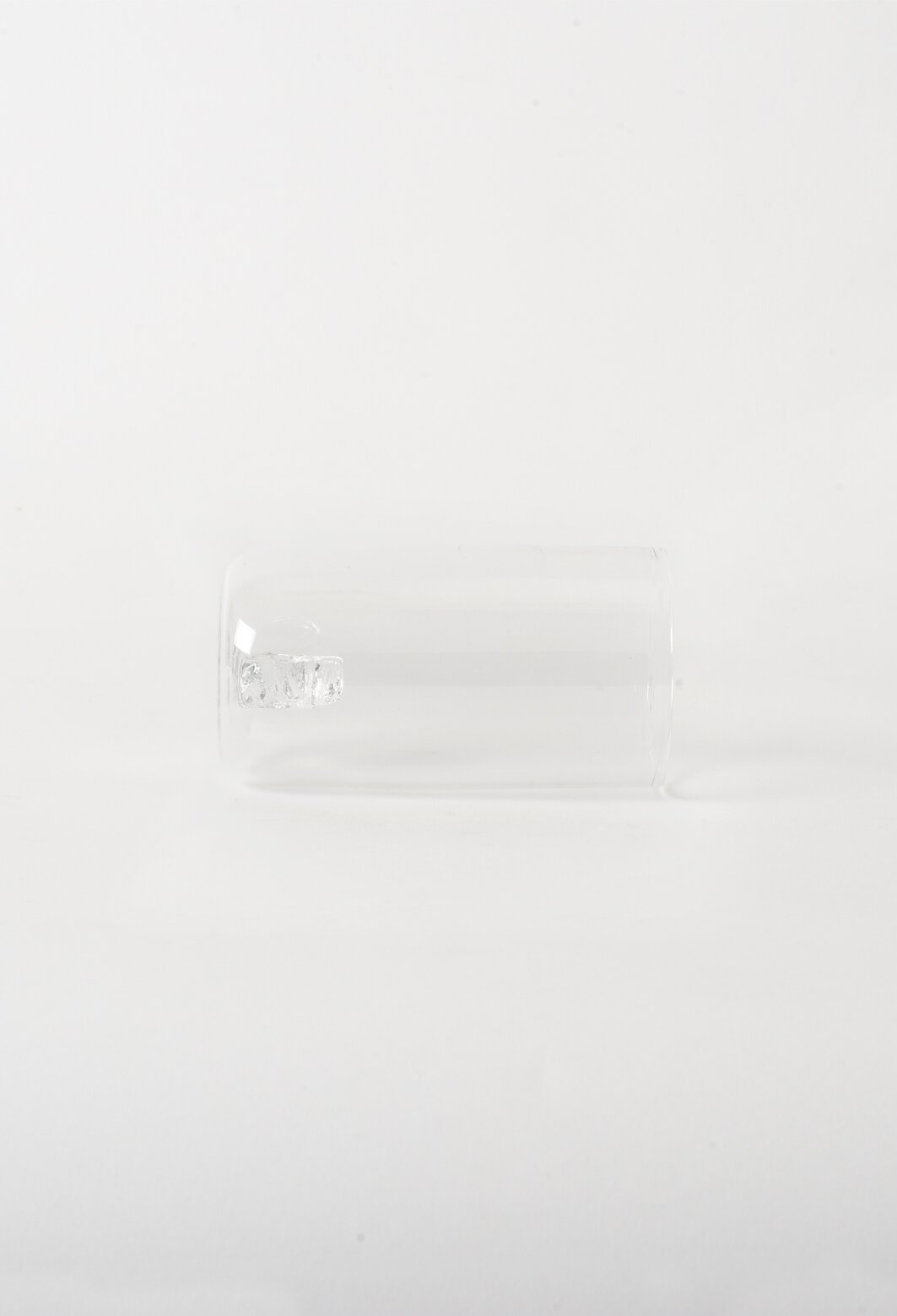 a piece of ice cup(clear)