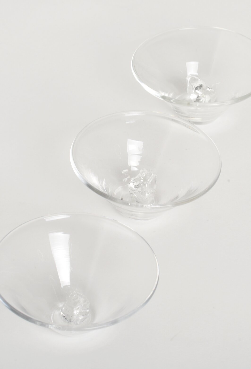a piece of ice cup(sake)