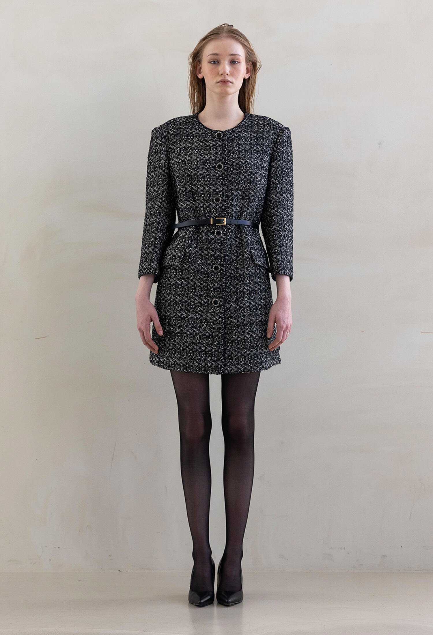 FRENCH WOOL TWEED JACKET OPS