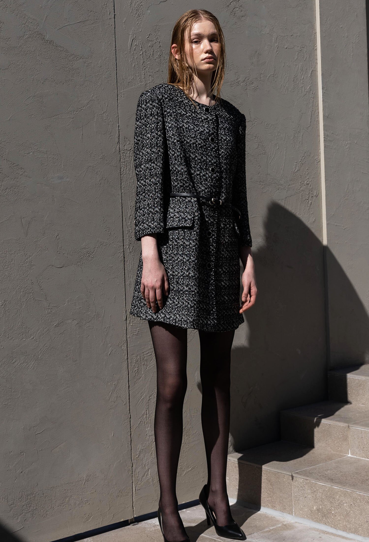 FRENCH WOOL TWEED JACKET OPS