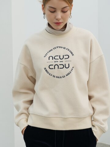 Boucle Logo Sweatshirt _Ivory
