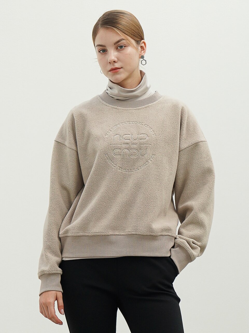 Boucle Logo Sweatshirt _Khaki