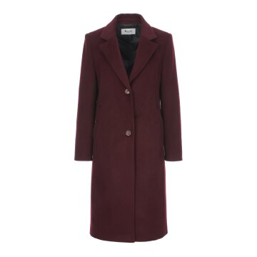 808 울 캐시미어 코트 와인