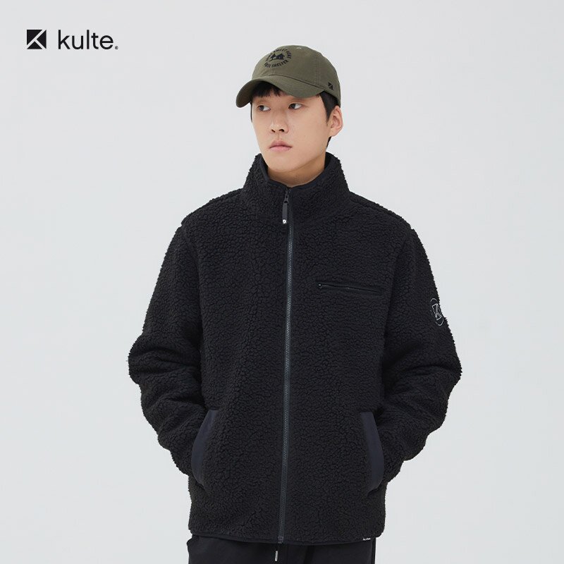 055 쿨트 쉘터 보아 자켓 블랙
