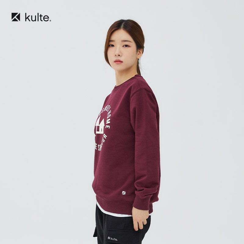014 쉘터 크루넥 맨투맨 와인