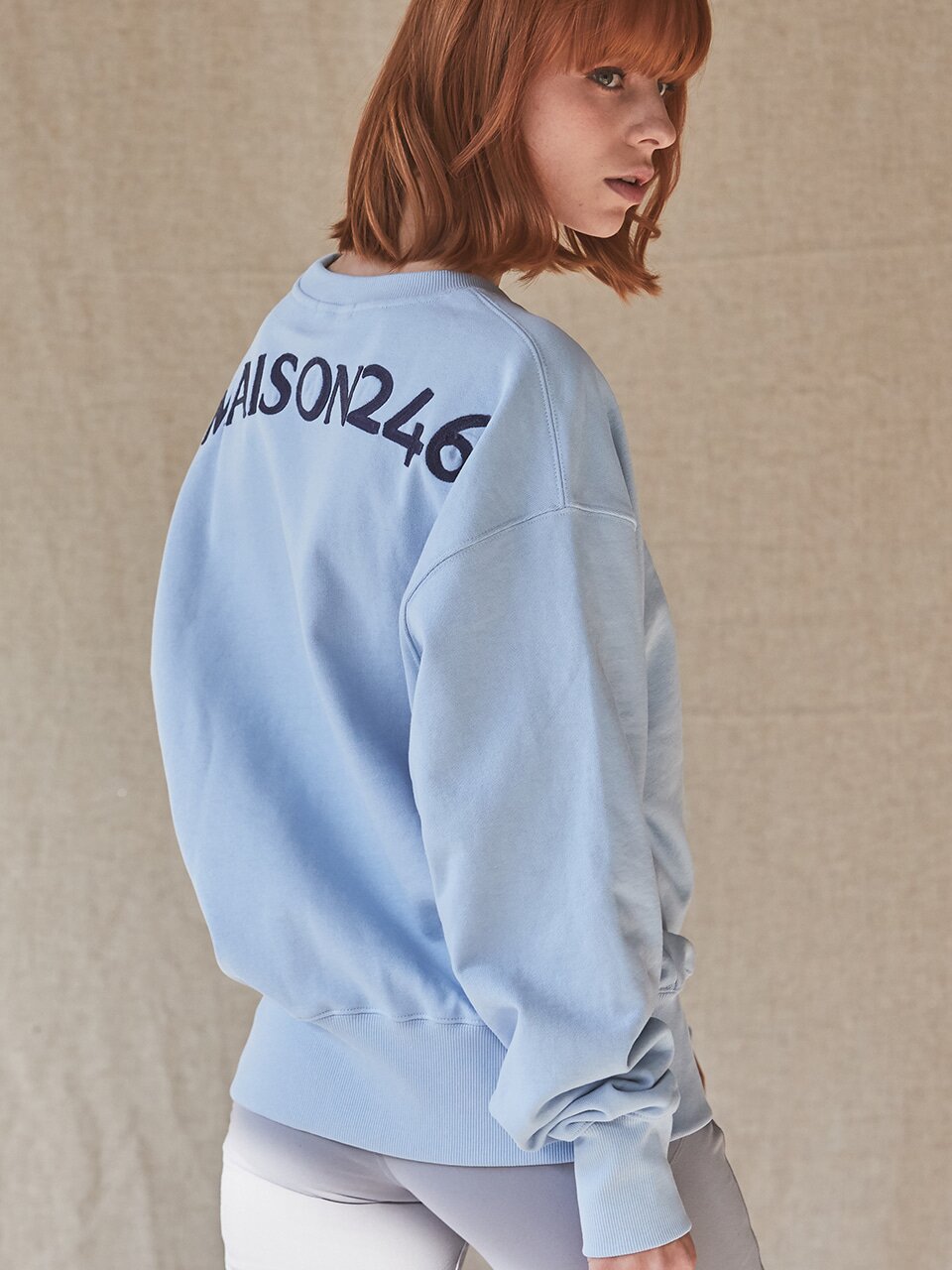 246 BACK LOGO SWEATSHIRT_SKY BLUE MS001