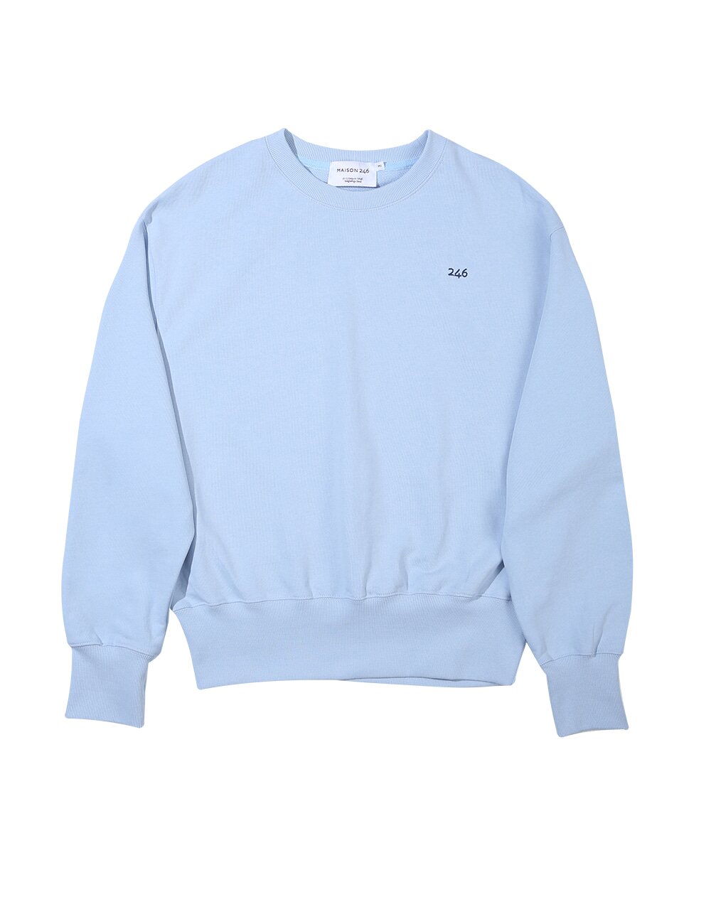 246 BACK LOGO SWEATSHIRT_SKY BLUE MS001