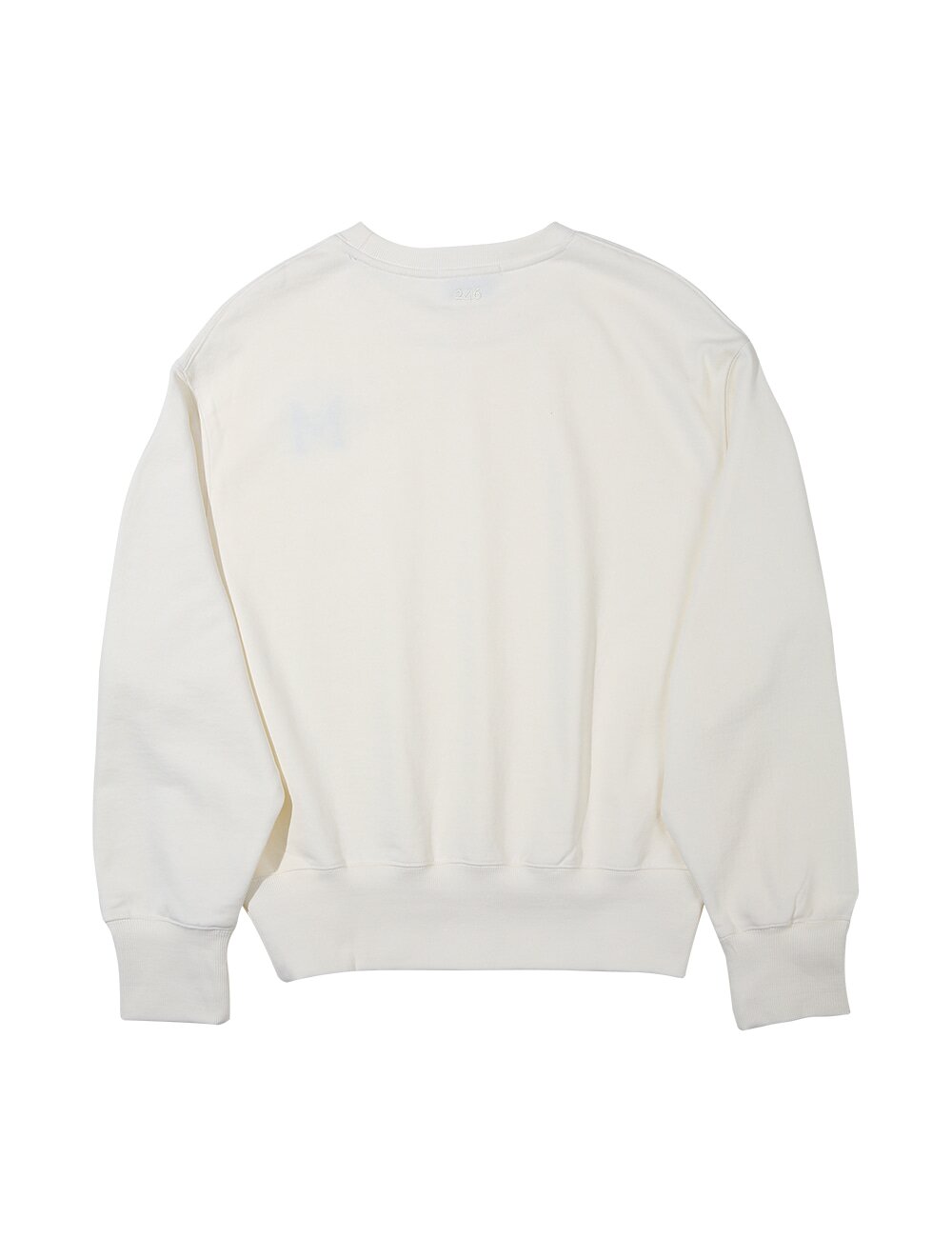 246 M LOGO SWEATSHIRT_VANILLA CREAM MS003