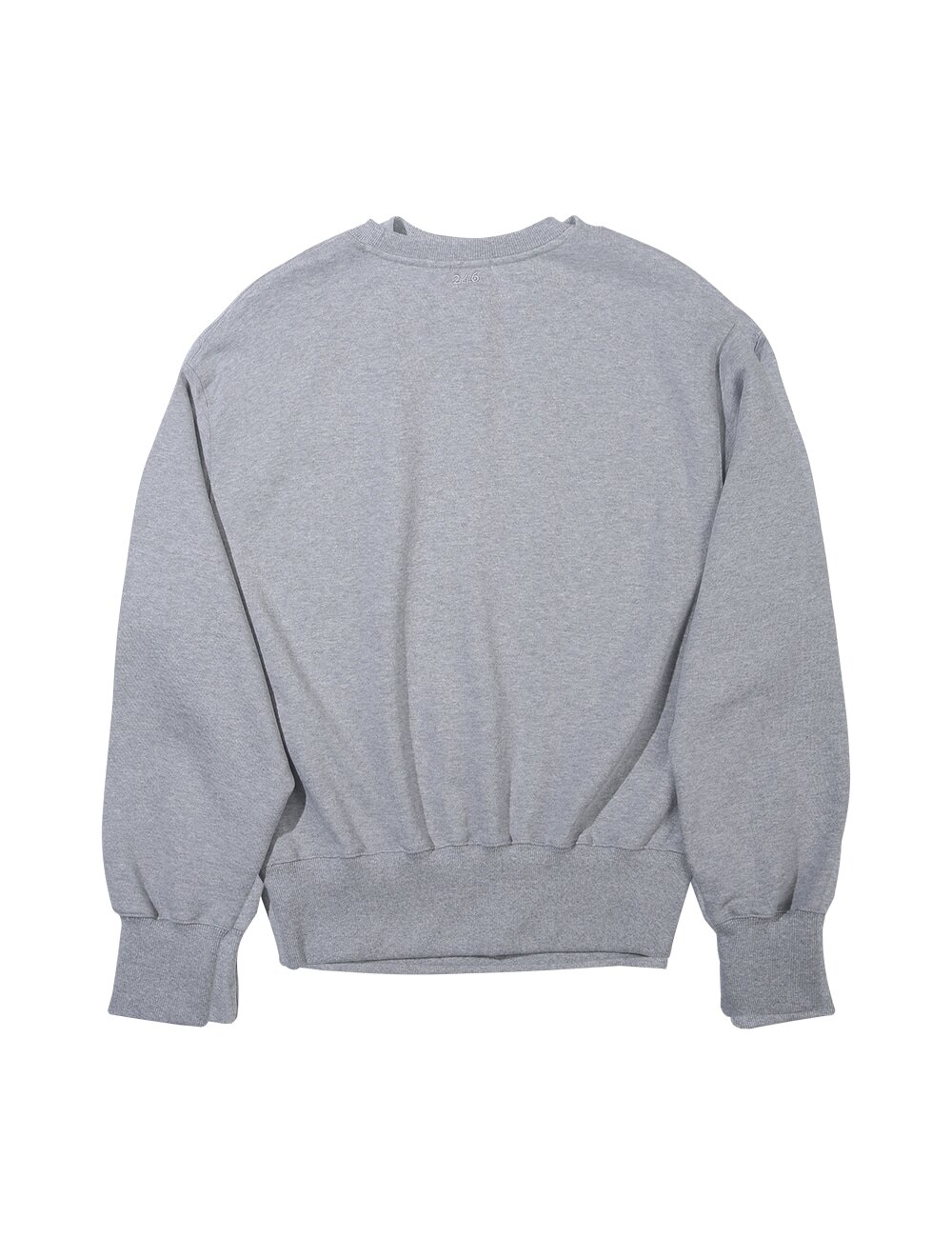 246 M LOGO SWEATSHIRT_MELANGE GRAY MS003